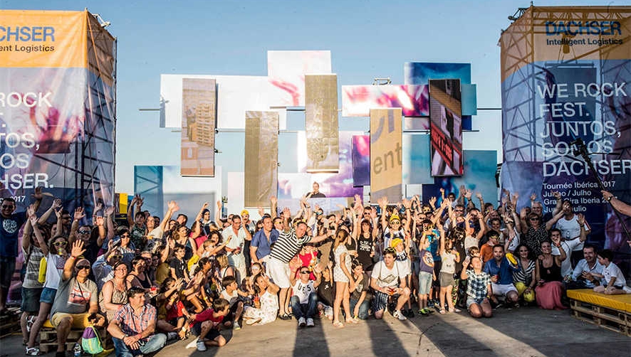 Dachser Iberia, &quot;Proyecto del A&ntilde;o 2018&quot; por su festival &quot;We Rock Fest&quot;