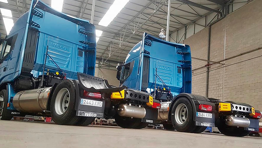 Fraikin entrega cuatro Iveco Stralis de gas natural licuado a la firma BalearikCargo
