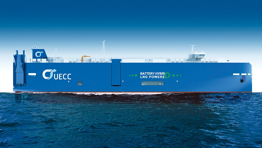 UECC tendr&aacute; en 2022 tres buques PCTC h&iacute;bridos de propulsi&oacute;n con GNL y bater&iacute;a