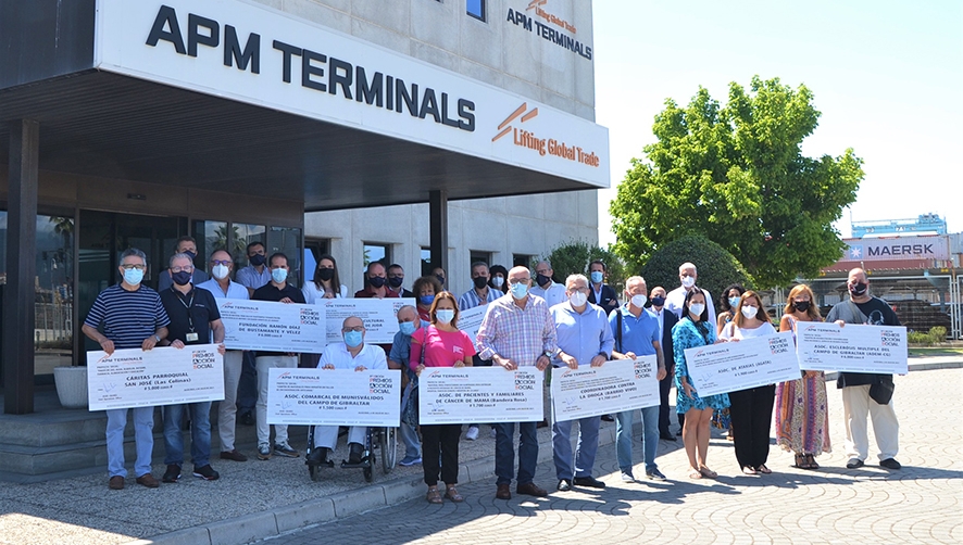 APM Terminals Algeciras dona 32.000 euros a 9 asociaciones del Campo de Gibraltar
