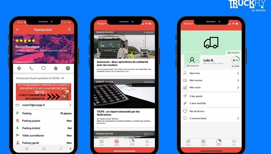 Michel&iacute;n actualiza su aplicaci&oacute;n TruckFly para transportistas