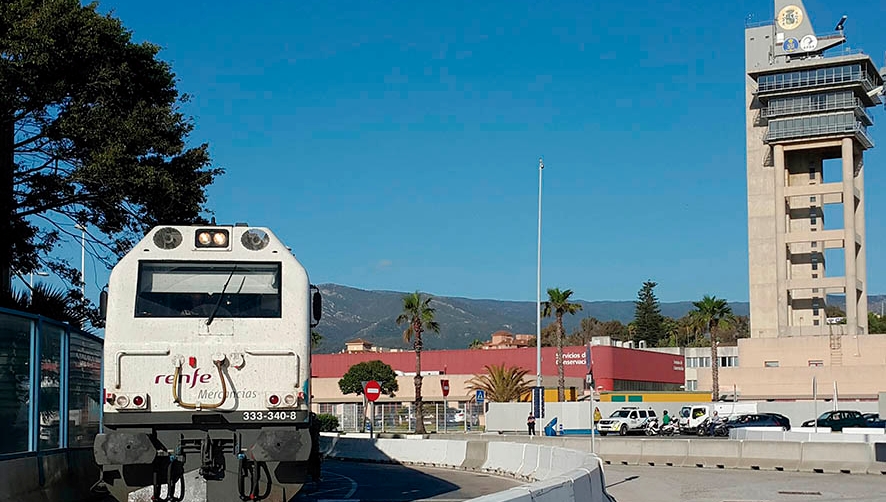 Los trenes de mercanc&iacute;as vuelven a Algeciras