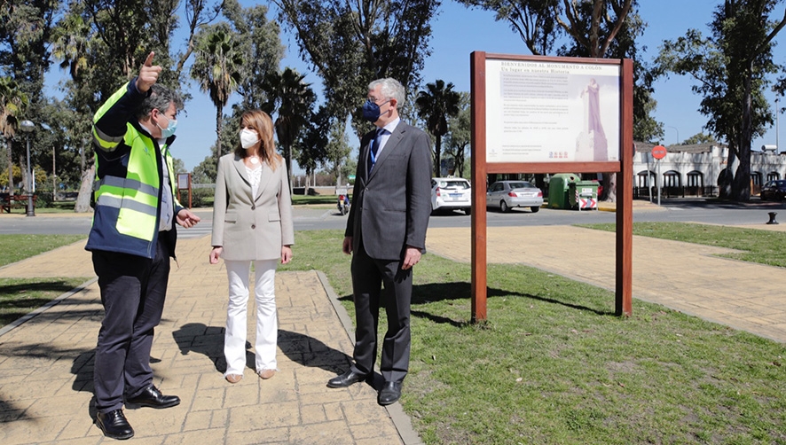 La Autoridad Portuaria de Huelva remodelar&aacute; el entorno del Monumento a Col&oacute;n