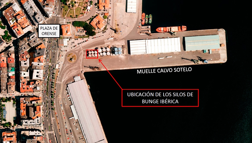 La AP de A Coru&ntilde;a licita el derribo de los silos de Bunge Ib&eacute;rica en el muelle Calvo Sotelo