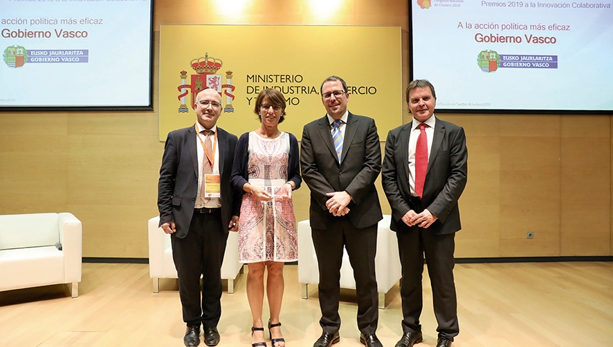 El Gobierno Vasco es premiado por su eficiencia en pol&iacute;tica de clusters