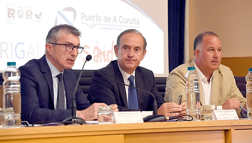 El Puerto de A Coru&ntilde;a muestra ante Arigal su papel facilitador de las exportaciones de &aacute;ridos