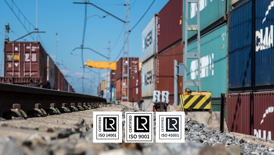 Conte Rail, operador del Puerto Seco de Coslada en Madrid, ha renovado sus certificaciones ISO 9001:2015, 14001:2015 y 45001:2018.