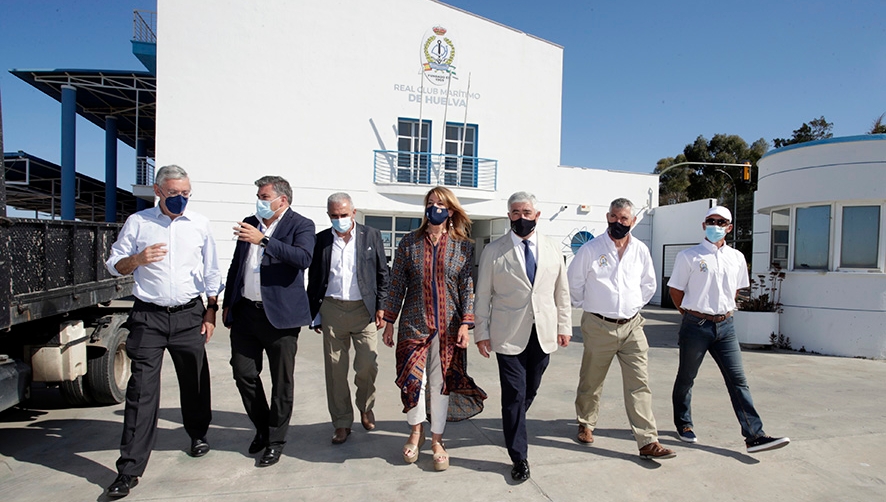 La AP de Huelva mejora el entorno y los accesos del Real Club Mar&iacute;timo
