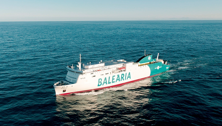 Bale&agrave;ria optimiza sus rutas estivales con buques m&aacute;s ecoeficientes y r&aacute;pidos