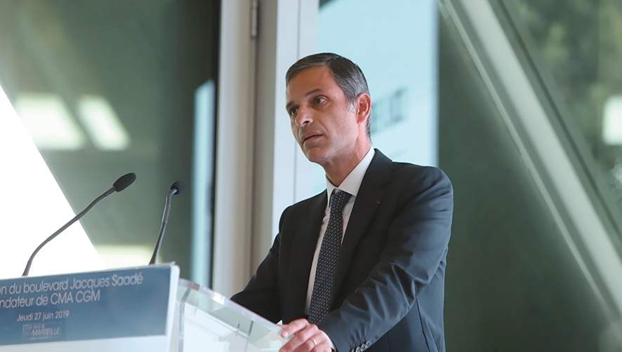 La ciudad de Marsella homenajea a Jacques R. Saad&eacute;, fundador de CMA CGM, dando su nombre a uno de sus bulevares m&aacute;s emblem&aacute;ticos