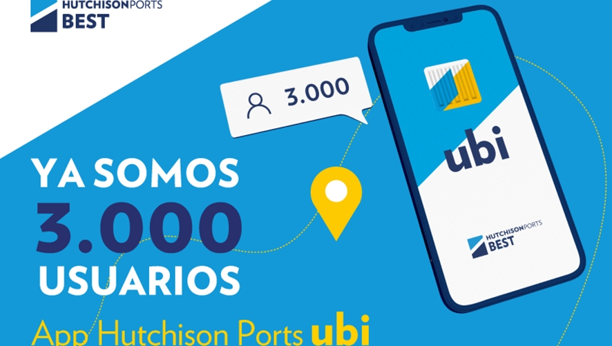La app Ubi de&nbsp;Hutchison Ports BEST cuenta ya con 3.000 usuarios