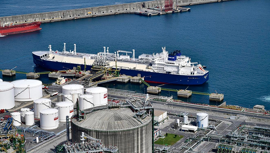 Bah&iacute;a de Bizkaia Gas ha incrementado su participaci&oacute;n en el sistema gasista espa&ntilde;ol al recibir el 22% del GNL total.