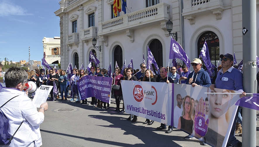 Las movilizaciones del D&iacute;a de la Mujer inciden en la operativa del sector log&iacute;stico