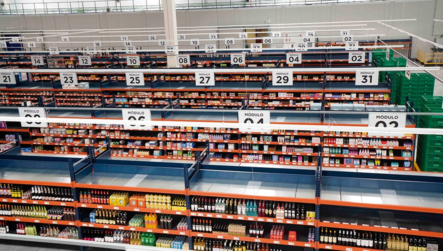 Mercadona pone en marcha su almac&eacute;n log&iacute;stico para la compra online en Barcelona