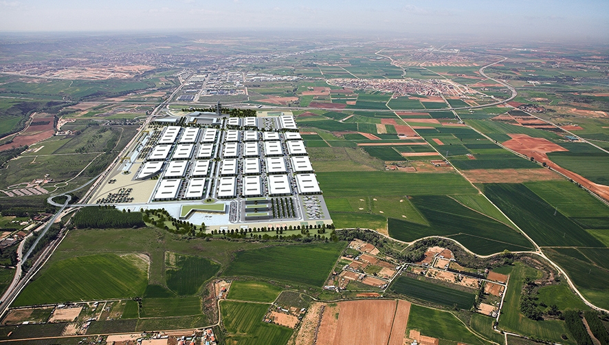 Render de la futura Terminal Intermodal de Guadalajara del Port de Tarragona.