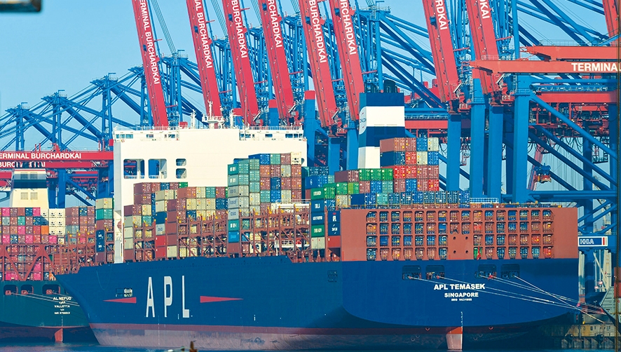 ras China, en 2018 Singapur fue el segundo mayor pa&iacute;s socio del Puerto de Hamburgo para el tr&aacute;fico de contenedores.