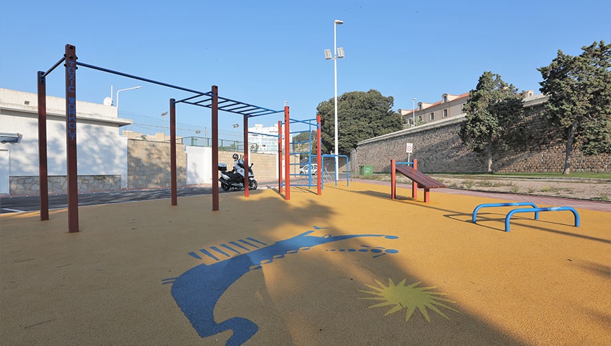 La AP de Cartagena inaugura el primer parque de calistenia de la ciudad