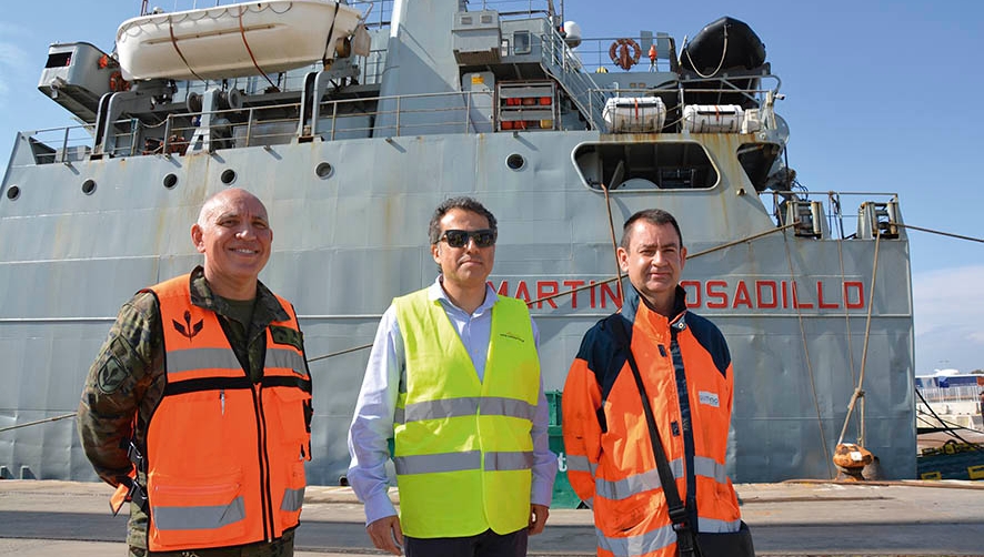El &ldquo;Martin Posadillo&rdquo; escala en Valencia