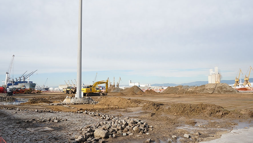 El Port Tarragona inicia las obras de remodelaci&oacute;n de los viales en el Moll d&#039;Arag&oacute;