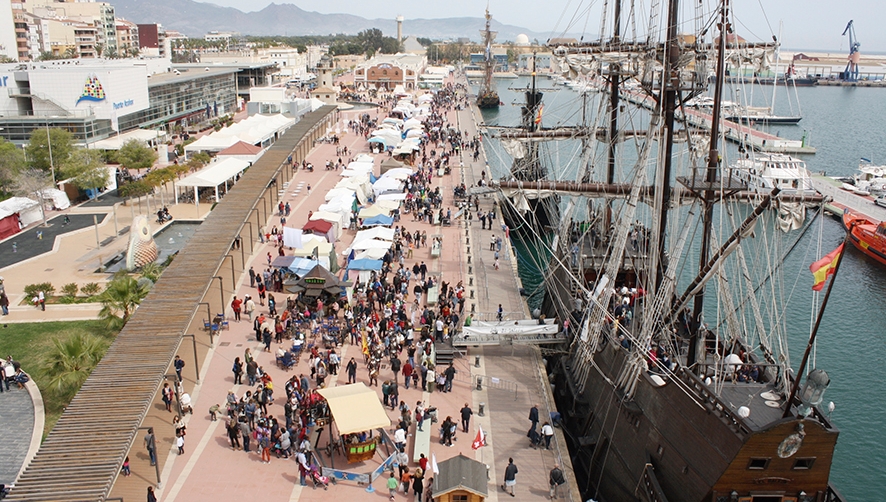 La gran fiesta de la mar se celebra entre el 25 y 29 de abril.