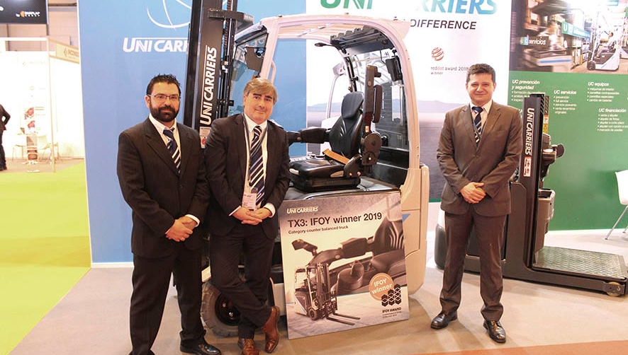 Unicarriers exhibe su carretilla contrapesada el&eacute;ctrica, galardonada con el Premio IFOY