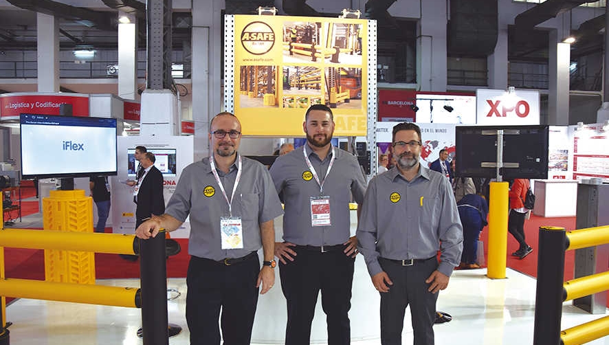 A-Safe Soluciones presenta los eFlex ForkGuard Kerb, Column Guard e iFlex Dock Gate en el SIL