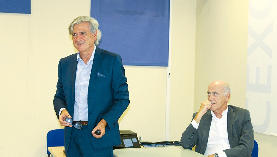 Jes&uacute;s Cu&eacute;llar, presidente de Foro MADCargo, y Javier Ar&aacute;n, vicepresidente.