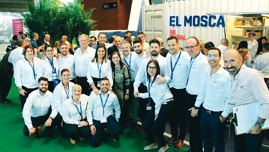 Equipo de Transportes El Mosca presente en la feria Fruit Attraction. Foto I.Pe&ntilde;a.