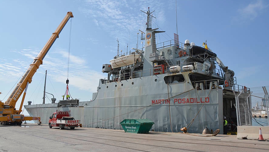 El &ldquo;Martin Posadillo&rdquo; escala en Valencia