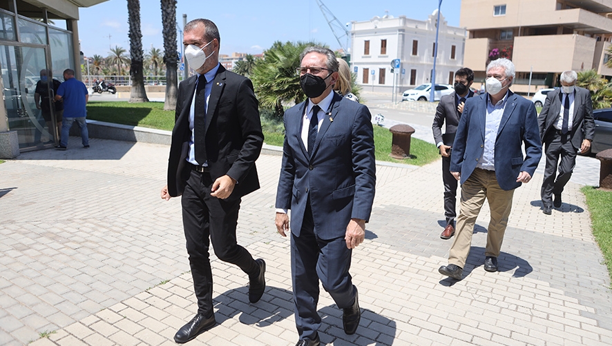 Gir&oacute; y Cruset estudian las oportunidades de la ZAL del Port de Tarragona