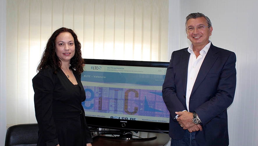 Rosa Molero y Carlos Prades, gerente y presidente de ELTC, respectivamente. Foto DP.