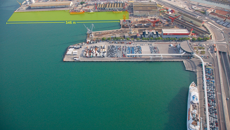 La APV crear&aacute; un nuevo muelle en el Espig&oacute;n Turia Norte para el tr&aacute;fico de cruceros