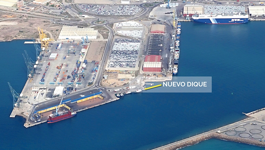 La APV acondicionar&aacute; el muelle de Pr&aacute;cticos del puerto de Sagunto con un nuevo dique