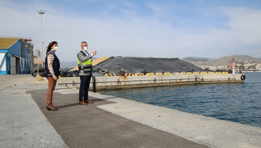Jos&eacute; Garc&iacute;a, Autoridad Portuaria de Motril (APM), ha visitado la zona.