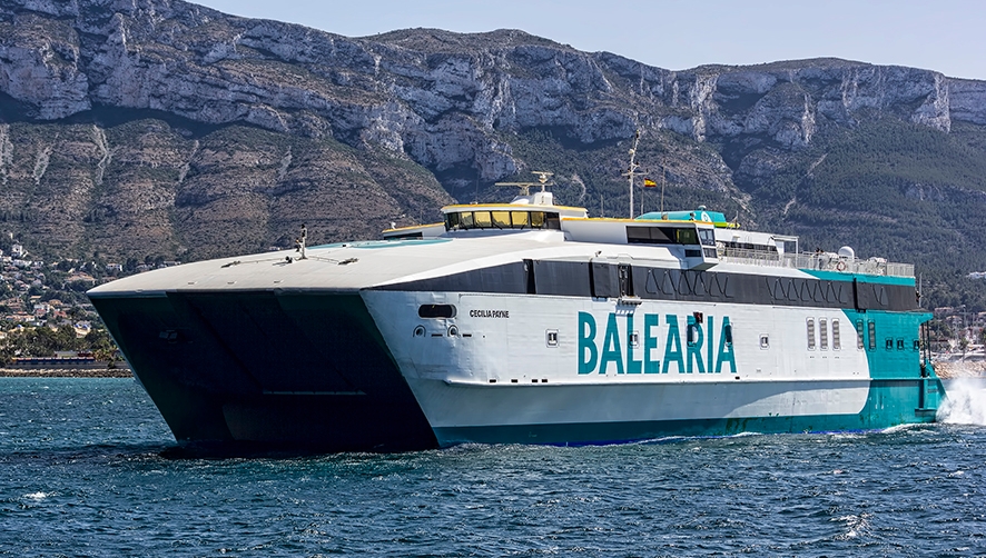 Bale&agrave;ria retoma las conexiones en alta velocidad desde D&eacute;nia a las Baleares.