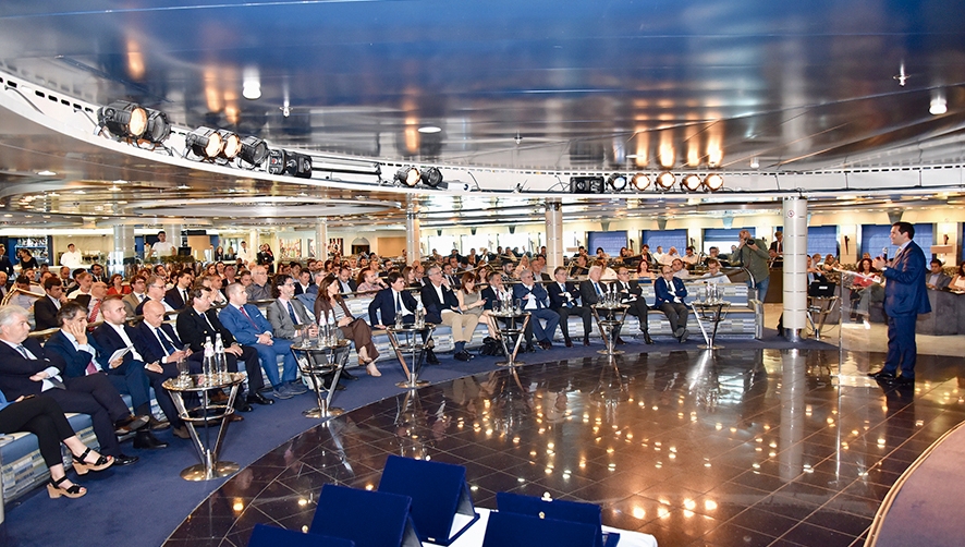 La transformaci&oacute;n del &ldquo;Cruise Roma&rdquo; le cuesta a Grimaldi 40 millones de euros