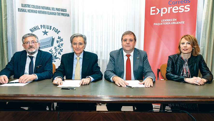 Correos Express prestar&aacute; servicio de transporte a los notarios vascos