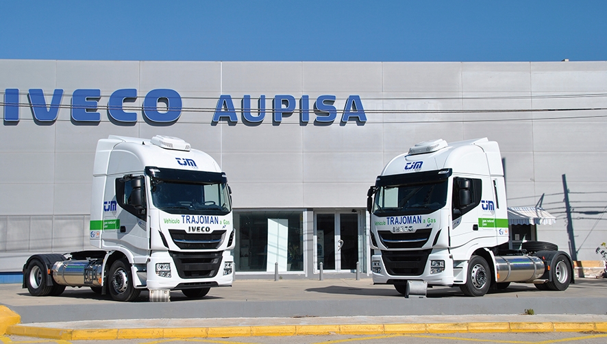 Trajoman incorpora a su flota de veh&iacute;culos sus dos primeros camiones de GNL
