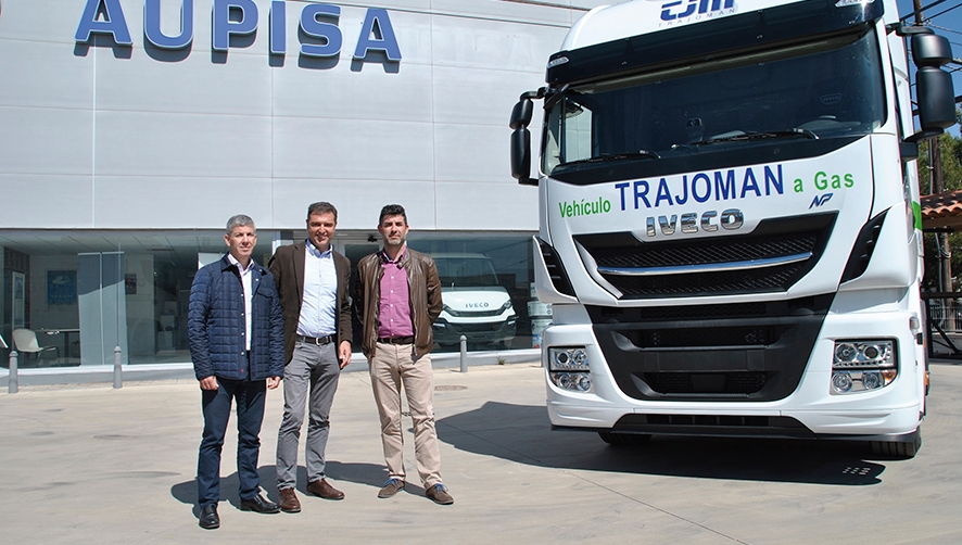 Trajoman incorpora a su flota de veh&iacute;culos sus dos primeros camiones de GNL
