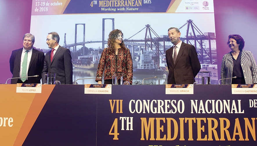La presidenta de Puertos del Estado, Ornella Chac&oacute;n, inaugura en Sevilla el VII Congreso de la Asociaci&oacute;n T&eacute;cnica de Puertos y Costas