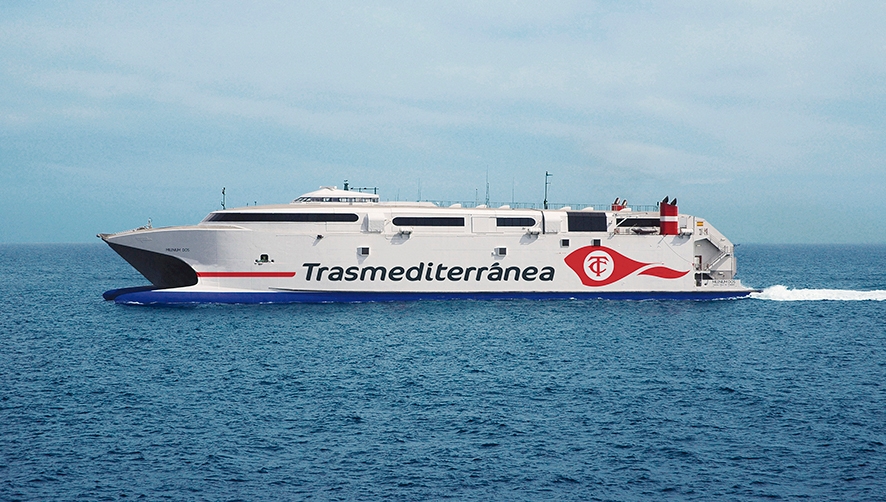 Trasmediterr&aacute;nea cubrir&aacute; la l&iacute;nea Gand&iacute;a - Ibiza - Palma con el buque r&aacute;pido &ldquo;Milenium Dos&rdquo; a partir del 15 de junio