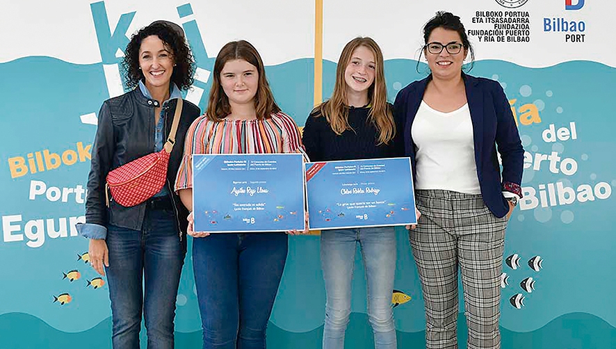 El primer premio fue para Chlo&eacute; Robles (dcha.) y el segundo para Agathe Riga.
