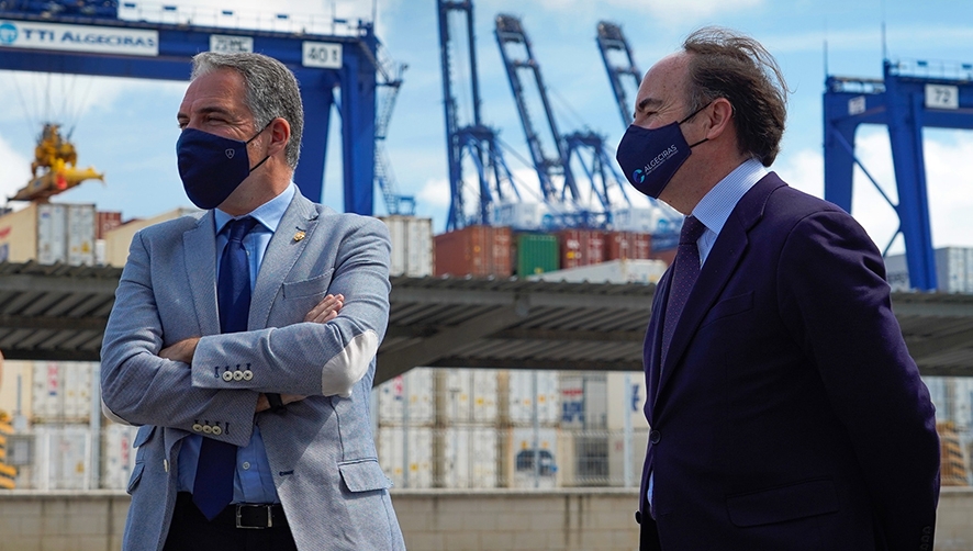 El&iacute;as Bendodo pide al Gobierno impulsar el tramo ferroviario de Algeciras