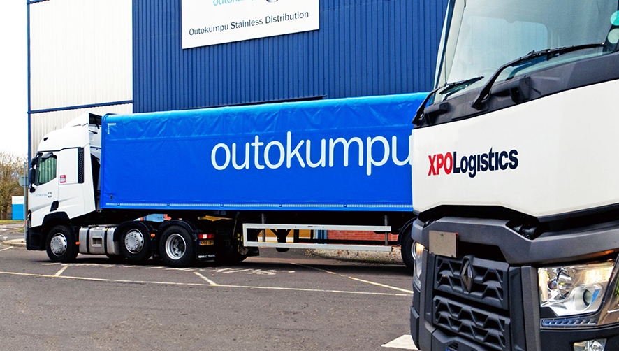 XPO adquiere nuevos camiones de &quot;bajo consumo&quot; para la distribuci&oacute;n de Outokumpu
