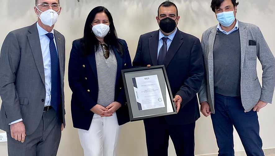 Atlantic Cruise Terminal obtiene el certificado Biological Risk Control