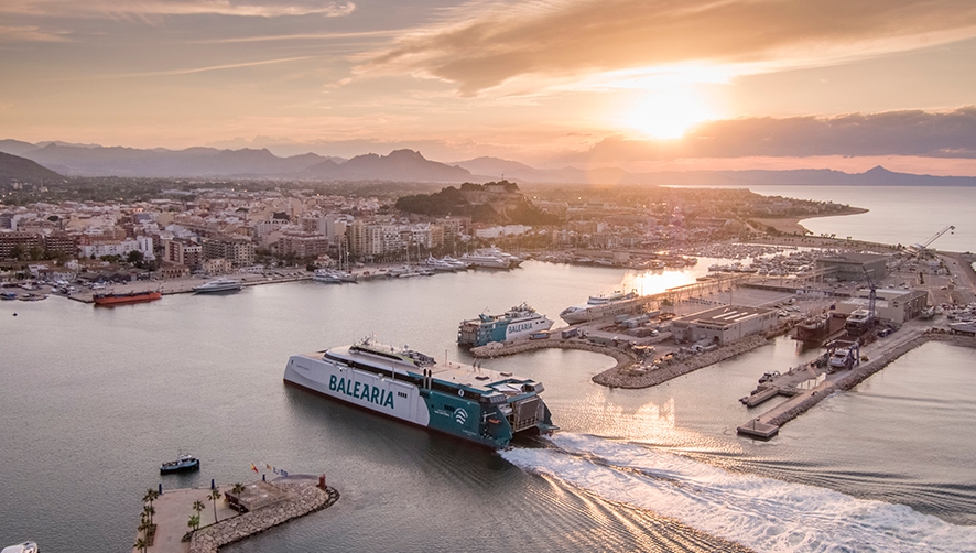 Bale&agrave;ria estrena&nbsp;el &quot;Eleanor Roosevelt&quot; en la ruta Denia-Ibiza-Palma&nbsp;&nbsp;