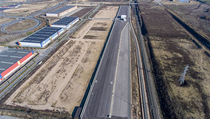 Plataforma log&iacute;stica de Arasur.