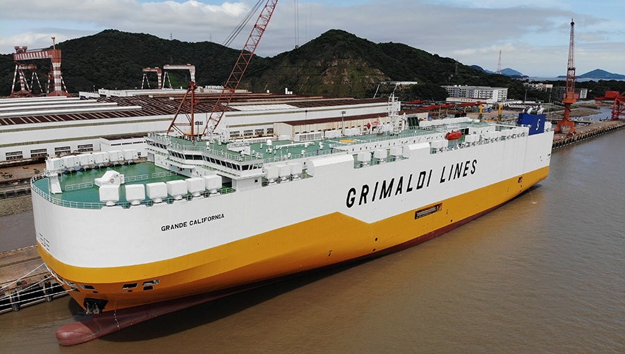 Grimaldi Group recibe su buque PCTC &quot;Grande California&quot;