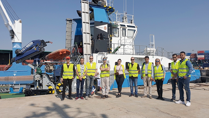 Alumnos de la Summer School en Operaciones Portuarias.