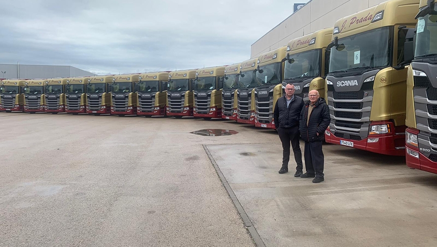 Transports Prada invierte en la adquisici&oacute;n de 19 camiones Scania S 500